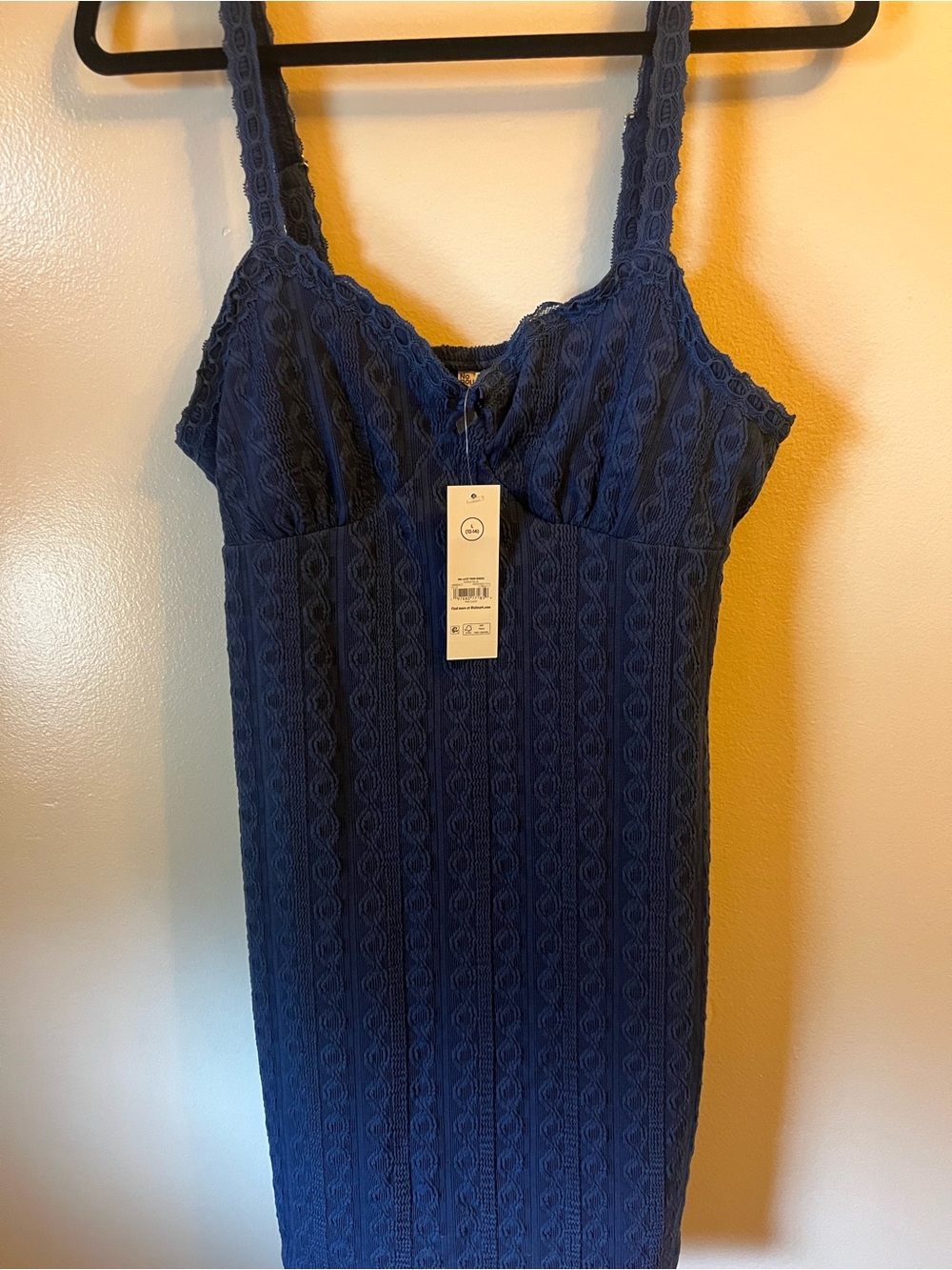 No Boundaries Navy Blue Mini Dress